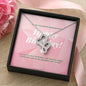 Favorite Person Ever Message - Double Hearts Necklace - Birthday Gift For Best Friend - DNA Trends