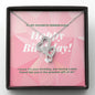 Favorite Person Ever Message - Double Hearts Necklace - Birthday Gift For Best Friend - DNA Trends