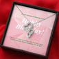 Favorite Person Ever Message - Double Hearts Necklace - Birthday Gift For Best Friend - DNA Trends