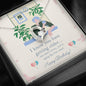 Age Like Fine Wine Message For Bestie Polished Heart Necklace - Birthday Gift - DNA Trends