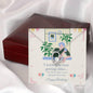 Age Like Fine Wine Message For Bestie Polished Heart Necklace - Birthday Gift - DNA Trends