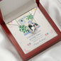 Age Like Fine Wine Message For Bestie Polished Heart Necklace - Birthday Gift - DNA Trends
