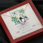 Age Like Fine Wine Message For Bestie Polished Heart Necklace - Birthday Gift - DNA Trends