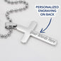 Always Be My Dad Fathers Day Message Necklace - DNA Trends