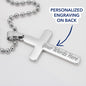Dad and Jokes Message / Personalized Engraving Necklace - DNA Trends
