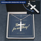 My First Hero Card Personalized Engraving Fathers Day Necklace - DNA Trends