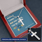 Dad and Jokes Message / Personalized Engraving Necklace - DNA Trends