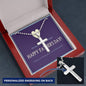 Always Be My Dad Fathers Day Message Necklace - DNA Trends