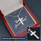 My First Hero Card Personalized Engraving Fathers Day Necklace - DNA Trends