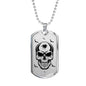 Gothic Headshot Skull with Bats Halloween Costume - Personalized Engraving - DNA Trends
