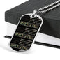 Best Dad Ever Military Style Dog Tag Father's Day Necklace - DNA Trends