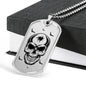 Gothic Headshot Skull with Bats Halloween Costume - Personalized Engraving - DNA Trends