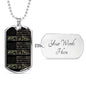 Best Dad Ever Military Style Dog Tag Father's Day Necklace - DNA Trends