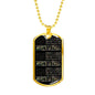 Best Dad Ever Military Style Dog Tag Father's Day Necklace - DNA Trends