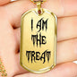 Halloween 'I AM THE TREAT' Necklace Jewelry - With Personalized Engraving - DNA Trends