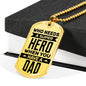 Who Needs A Super Hero Father's Day Necklace - DNA Trends