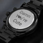 Gift For Him (Damn You're Cute) Engraved Design Chronograph Watch - DNA Trends