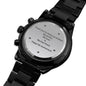 Thank you for being my husband 5th Anniversary! Engraved Chronograph Wrist Watch For Husband - DNA Trends