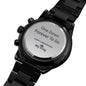 One Down, Forever To Go- 1st Wedding Anniversary Engraved Watch - Gift To Husband - DNA Trends