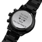 Gift For Him (You Stole My Heart) Engraved Chronograph Watch - DNA Trends