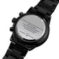 Personalised Thanksgiving Gift For Husband- Having A Husband Who Believes In Me Engraved Chronograph Watch - DNA Trends