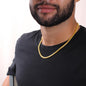 Birthday Gift To Husband, Personalised To My Life Partner Message Cuban Link Chain - DNA Trends
