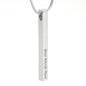 Christmas Gift For Daughter : Modern Bar Necklace - My Darling Little Sweetheart Is Never Too Old For Gifts!