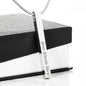 Christmas Gift For Daughter : Modern Bar Necklace - My Darling Little Sweetheart Is Never Too Old For Gifts!