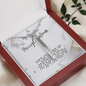 Christmas Gift For Daughter : Modern Bar Necklace - My Darling Little Sweetheart Is Never Too Old For Gifts!