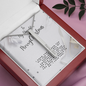 Christmas Gift For Daughter : Modern Bar Necklace - My Darling Little Sweetheart Is Never Too Old For Gifts!