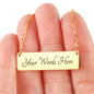 Forever Always Engraved Necklace - DNA Trends