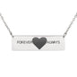 Forever Always Engraved Necklace - DNA Trends