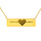 Forever Always Engraved Necklace - DNA Trends