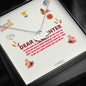 Dear Daughter- Reminder That I Love You : Back To School Jewelry Gift For Daughter - DNA Trends