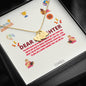 Dear Daughter- Reminder That I Love You : Back To School Jewelry Gift For Daughter - DNA Trends