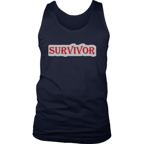 Image of SURVIVOR Men's Tank - DNA Trends