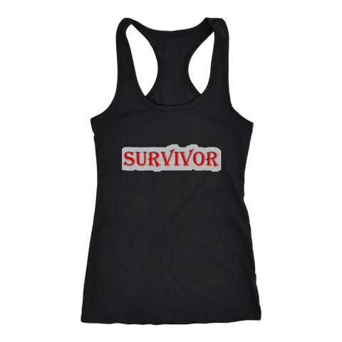 Image of SURVIVOR Racerback Tank - DNA Trends