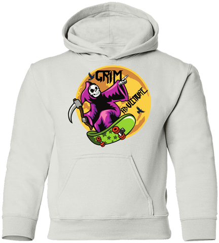 Image of Grim Adventure Halloween Costume Youth Pullover Hoodie - DNA Trends
