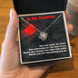 Valentines Day : You still make me smile, Love Knot Necklace- Gift For Her