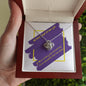 Valentines Day Gift For Her: Zirconia Stone Necklace -In Your Smile Message Card