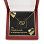 In You,I've found the love of my life Card - 10K Solid Yellow Gold Hearts - Valentines Day Gift For Her