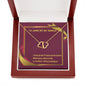 Personalized Valentines Day Gift for Her: Gold Hearts Necklace - I Choose You Always Message Card