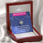 Gift To Mother-in-Law : Love Knot Earrings and Necklace, Mother's Day Message Card, You Are A Dream Come True