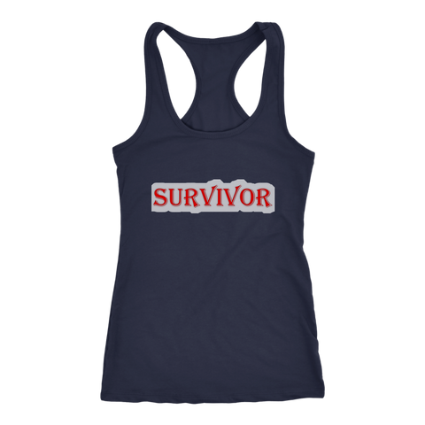 Image of SURVIVOR Racerback Tank - DNA Trends