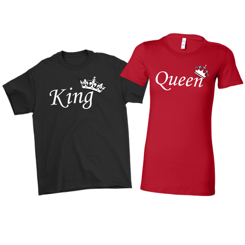 Image of King and Queen Valentine T-Shirts - DNA Trends