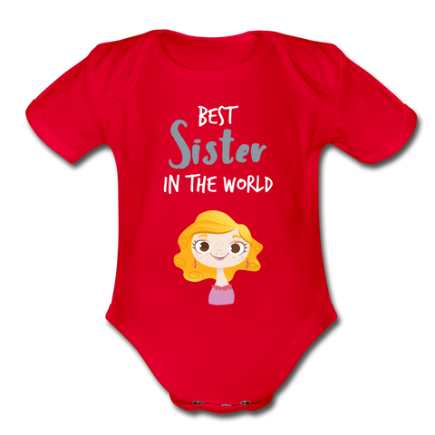 Image of Best Sister In The World Baby Bodysuit - DNA Trends
