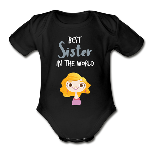 Image of Best Sister In The World Baby Bodysuit - DNA Trends