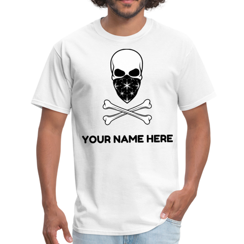 Image of Personalized Halloween Skull Unisex T-Shirt - DNA Trends
