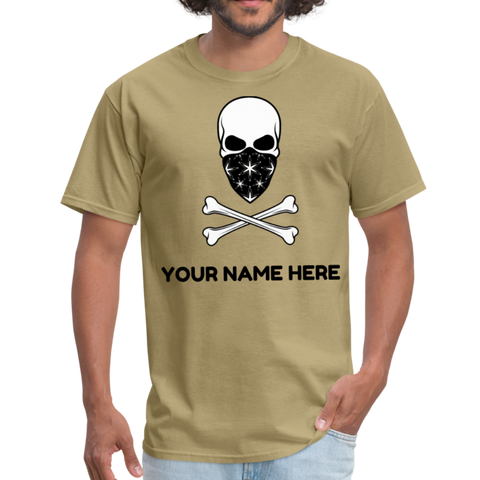 Image of Personalized Halloween Skull Unisex T-Shirt - DNA Trends