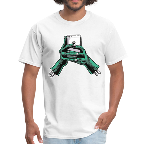 Image of Phone Zombie Halloween Unisex T-Shirt - DNA Trends